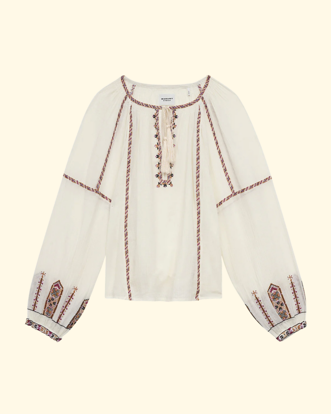 Fernanda Blouse | Ecru/Ochre