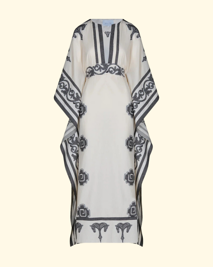 Boating Tunic Dress | Ecru/Black