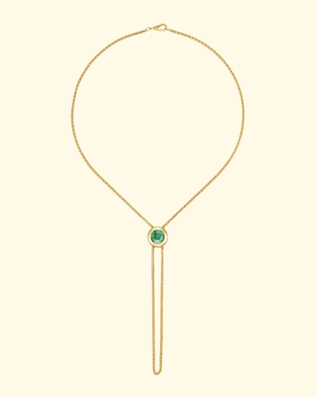 Emerald Mini Victorian Slider Necklace - ONLINE ONLY | PREORDER