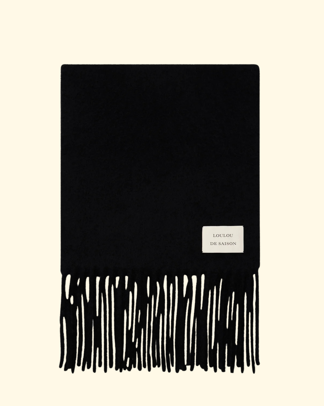 Santo Alpaca Scarf | Black