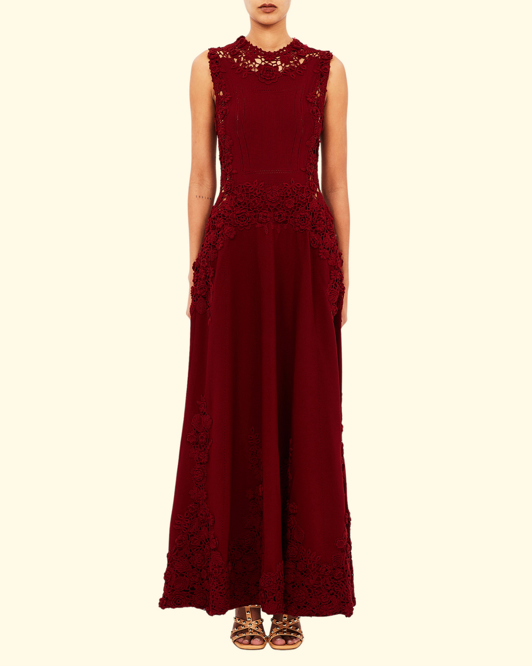 Genoveva Sleeveless Knit Maxi Dress | Begonia