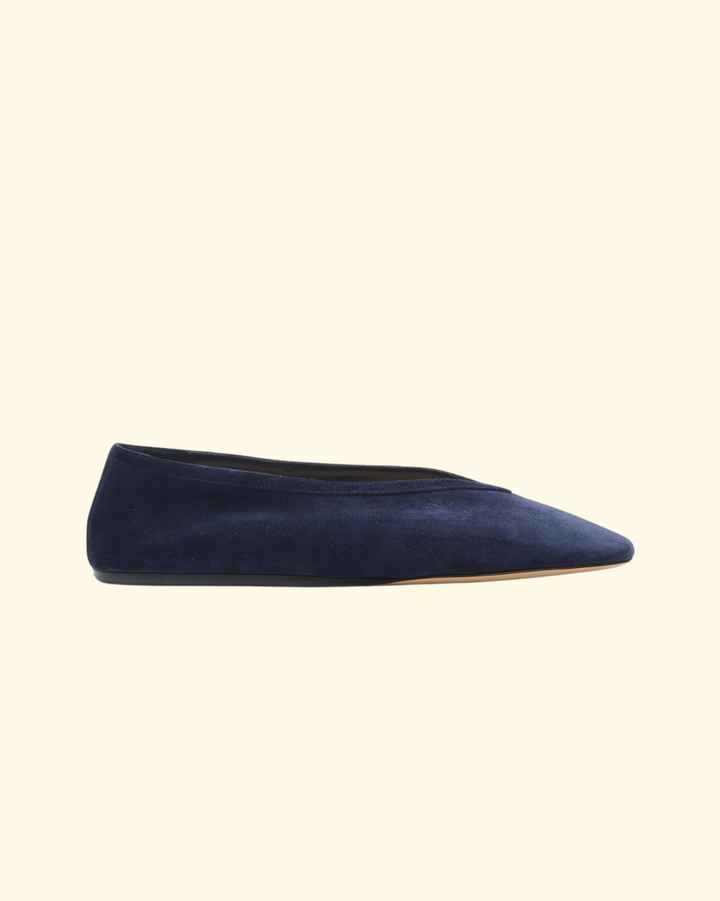 Luna Slipper Suede | Indigo