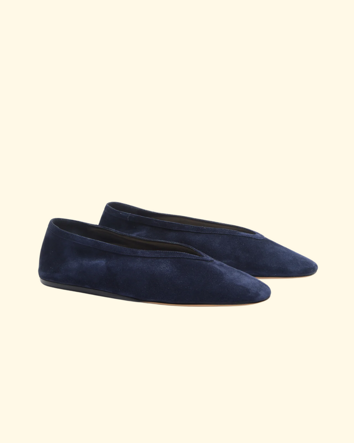 Luna Slipper Suede | Indigo