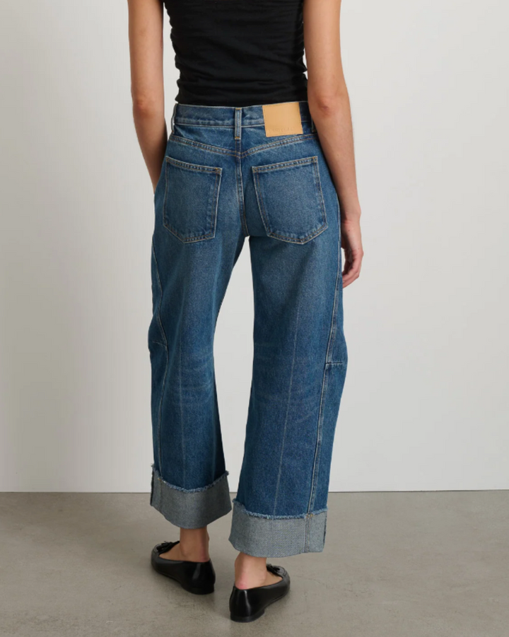 Relaxed Cuffed Lasso | Vista Blue