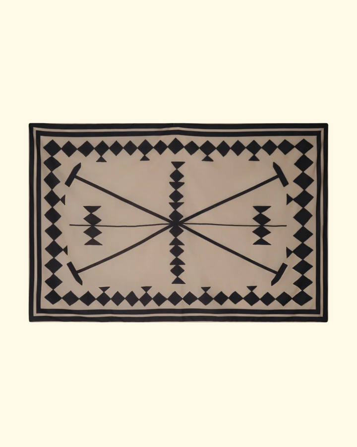 Polo Rhombs Pareo | Black/Antique