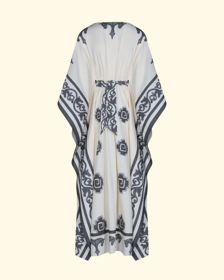 Boating Tunic Dress | Ecru/Black