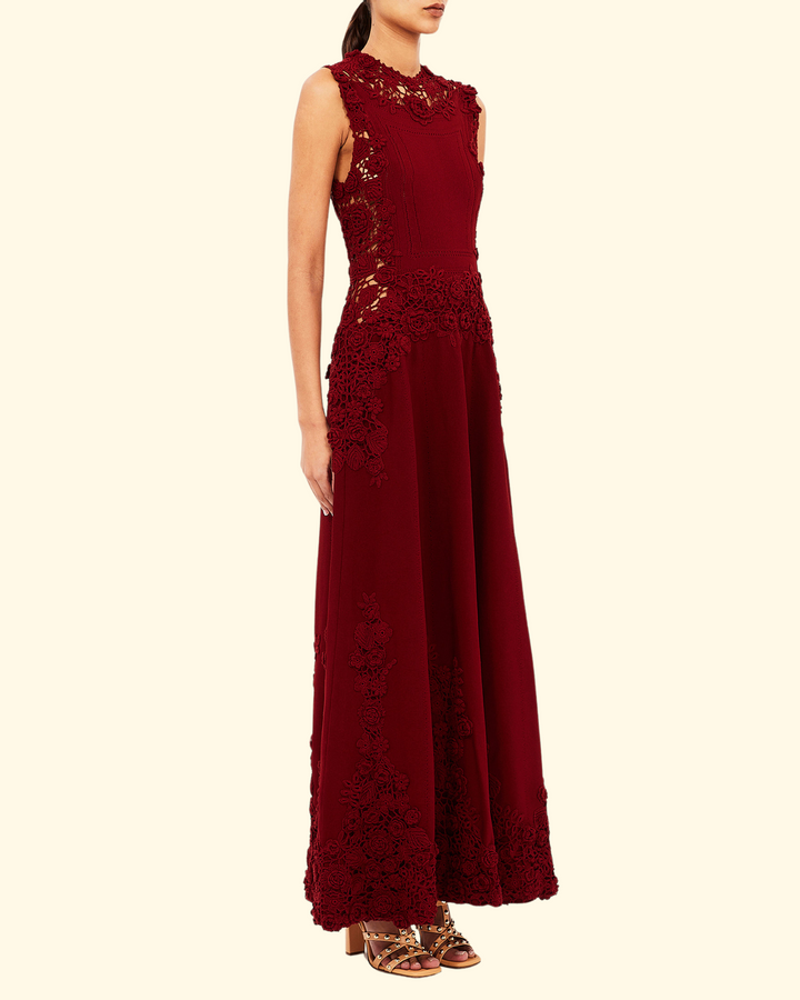 Genoveva Sleeveless Knit Maxi Dress | Begonia