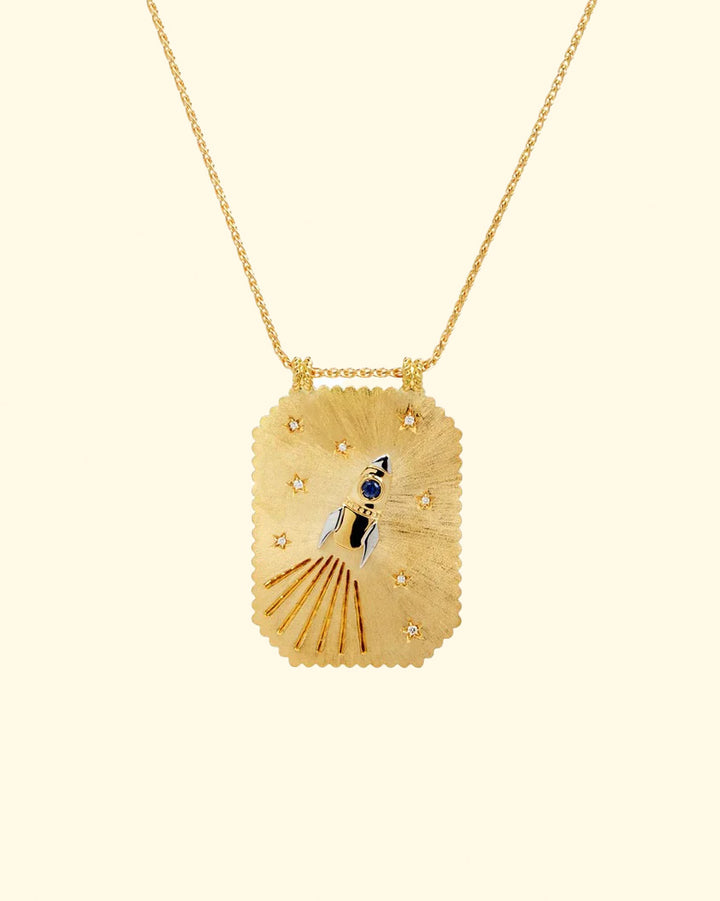Love You the Moon Scapular Necklace - ONLINE ONLY