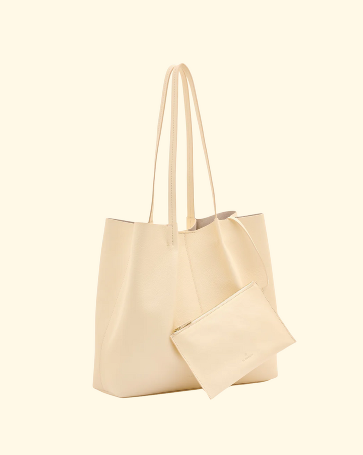 Nina Tote Bag | Bianco Latte