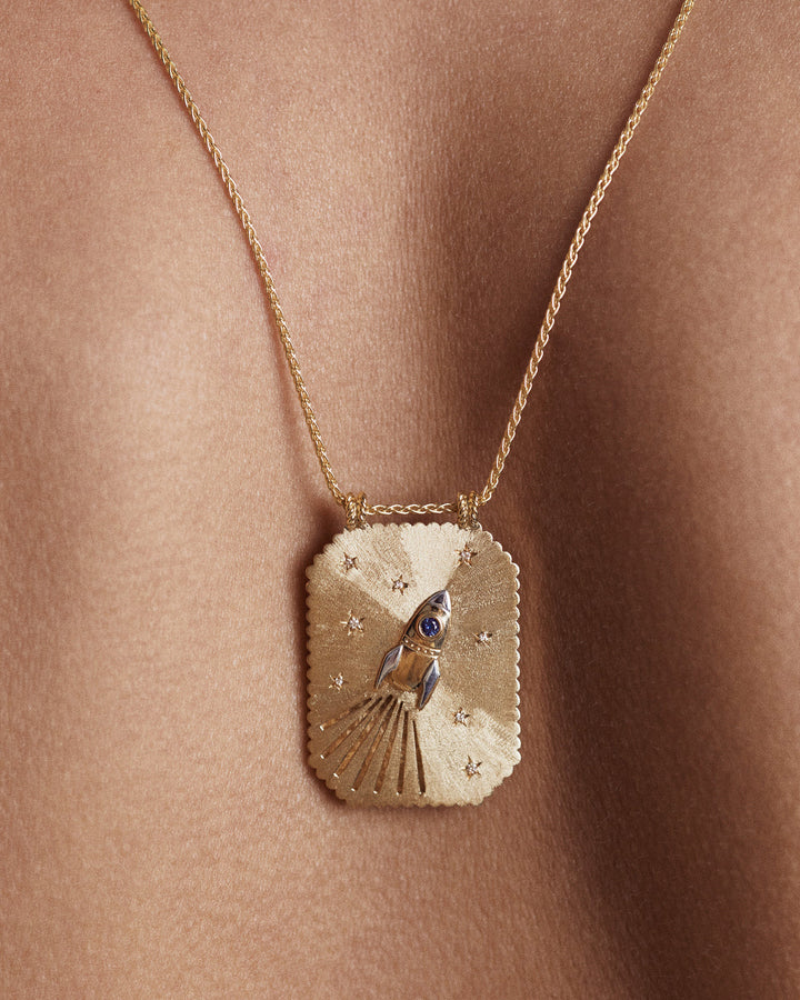 Love You the Moon Scapular Necklace - ONLINE ONLY