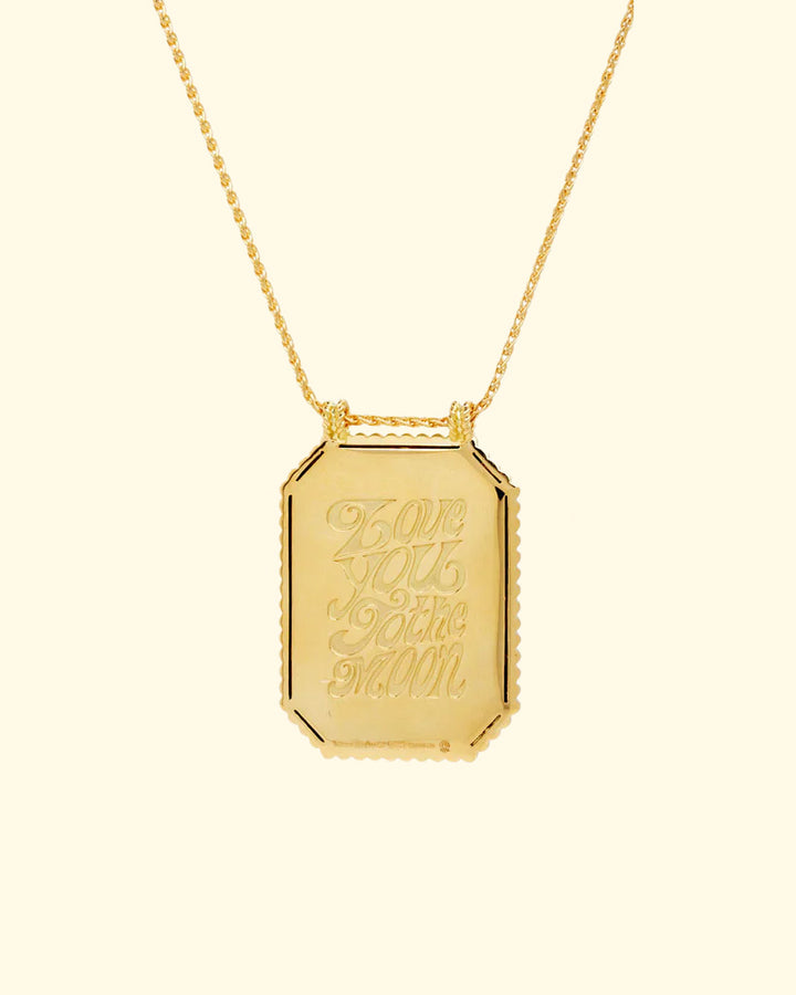 Love You the Moon Scapular Necklace - ONLINE ONLY