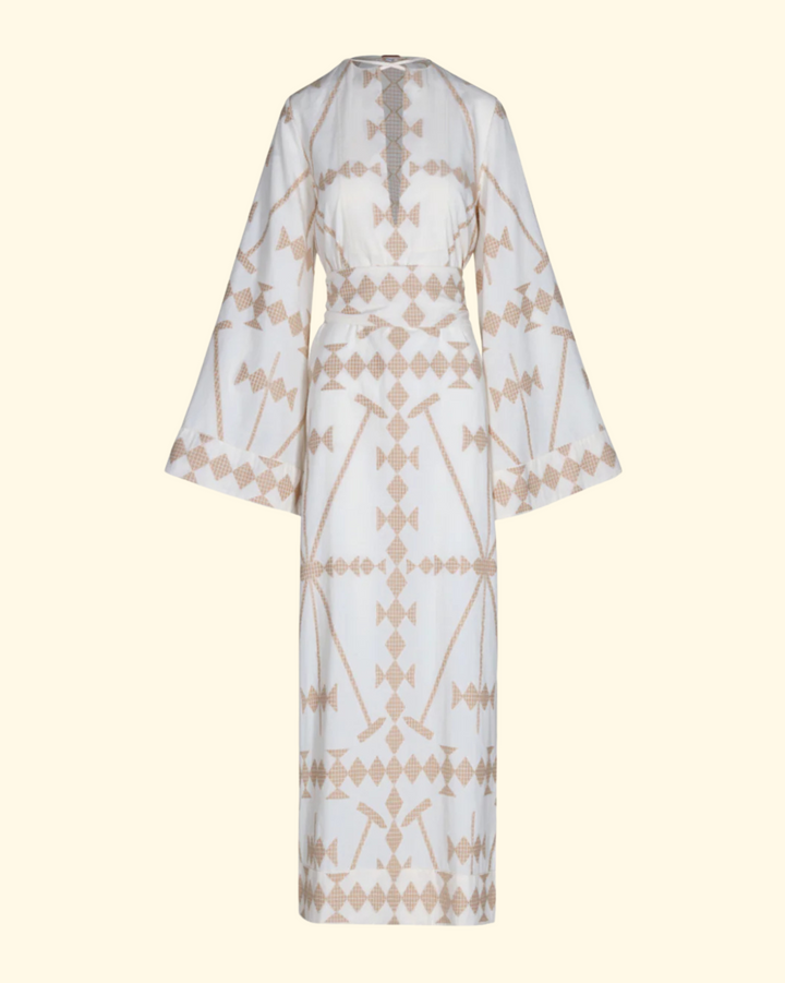 Savannah Tunic Dress | Ecru Sand