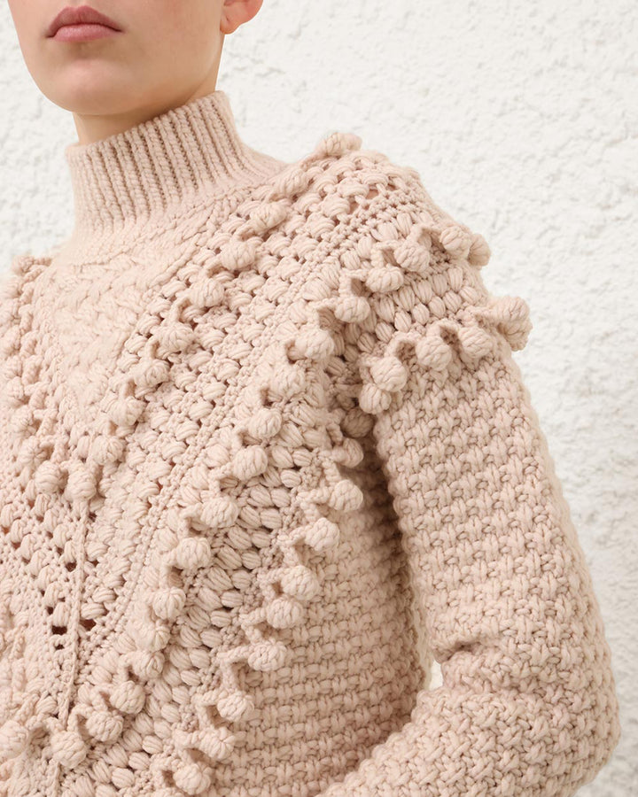 Hypnotic Bauble Sweater | Taupe