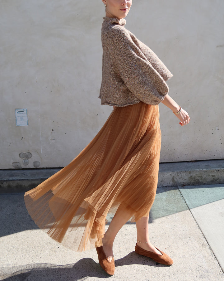Merino Blend Sweater | Almond
