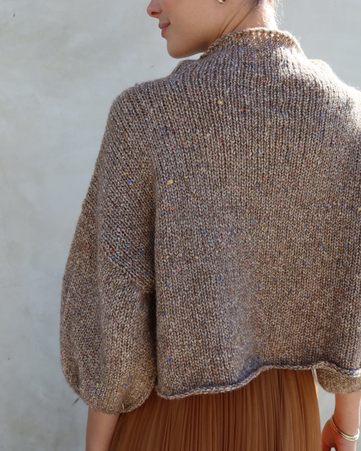 Merino Blend Sweater | Almond