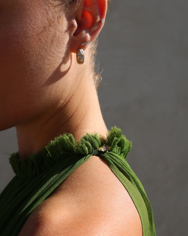 Chiffon Dress | Moss