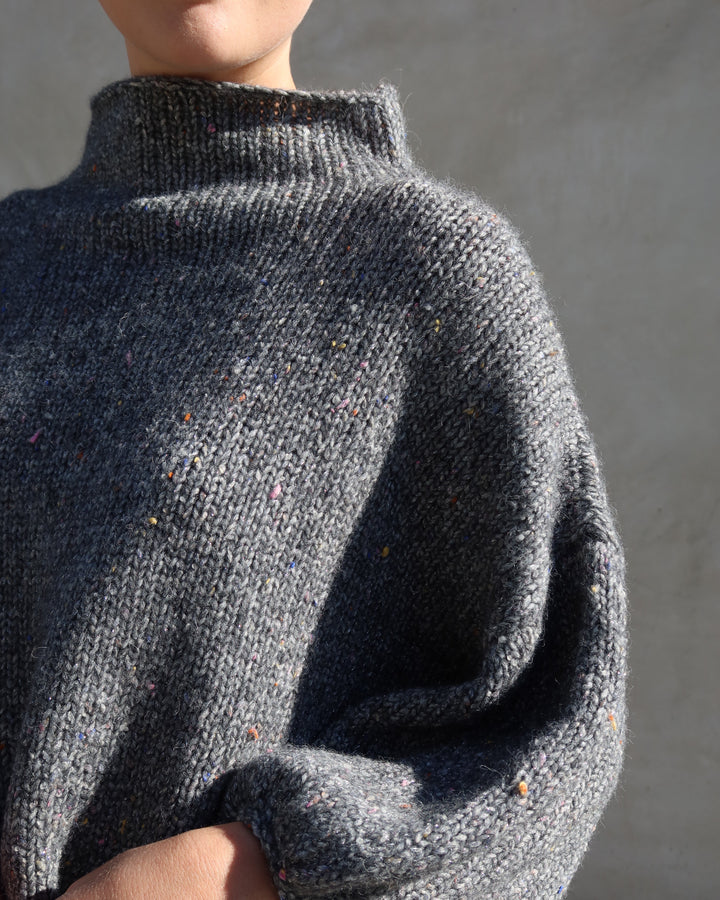 Merino Blend Sweater | Grey