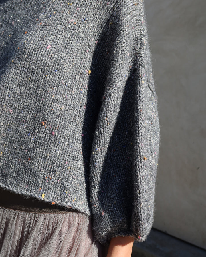 Merino Blend Sweater | Grey