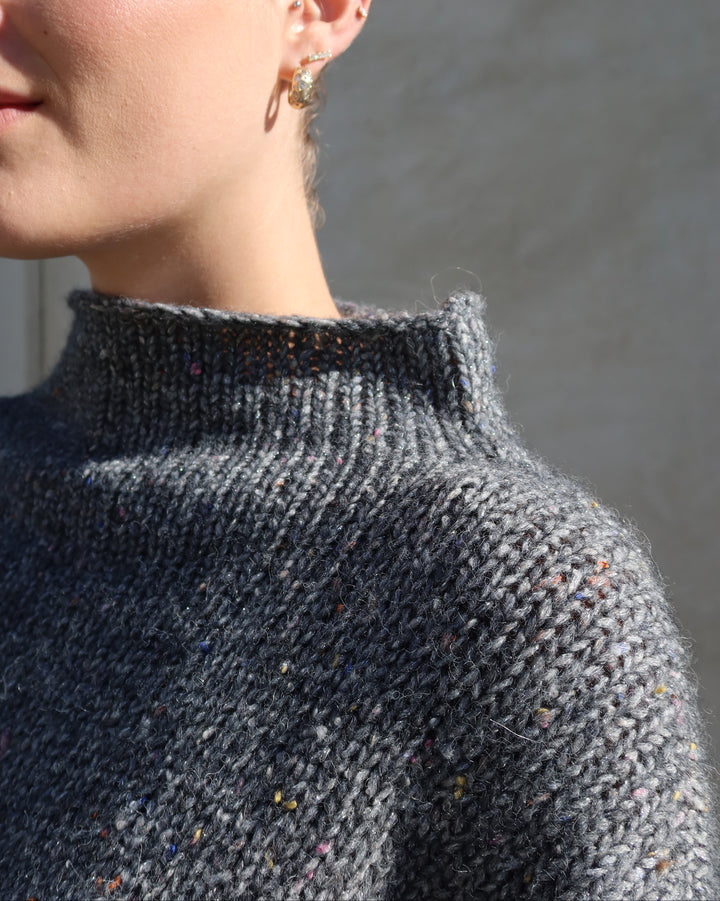 Merino Blend Sweater | Grey