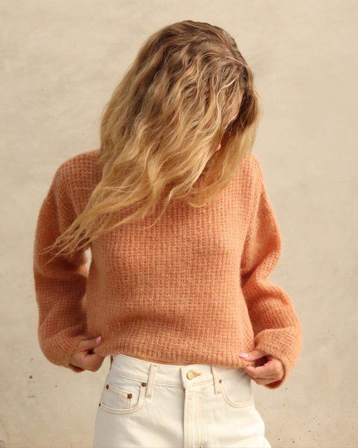 Waffle Mohair Sweater | Cannella