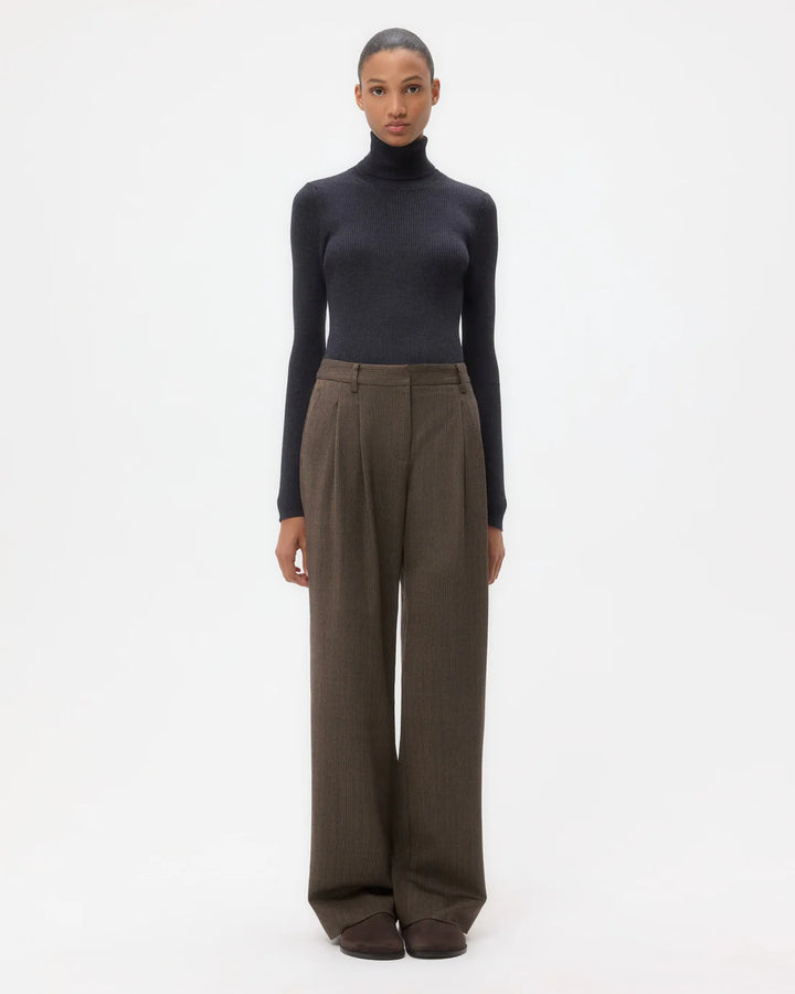 Knit Turtleneck | Dark Charcoal