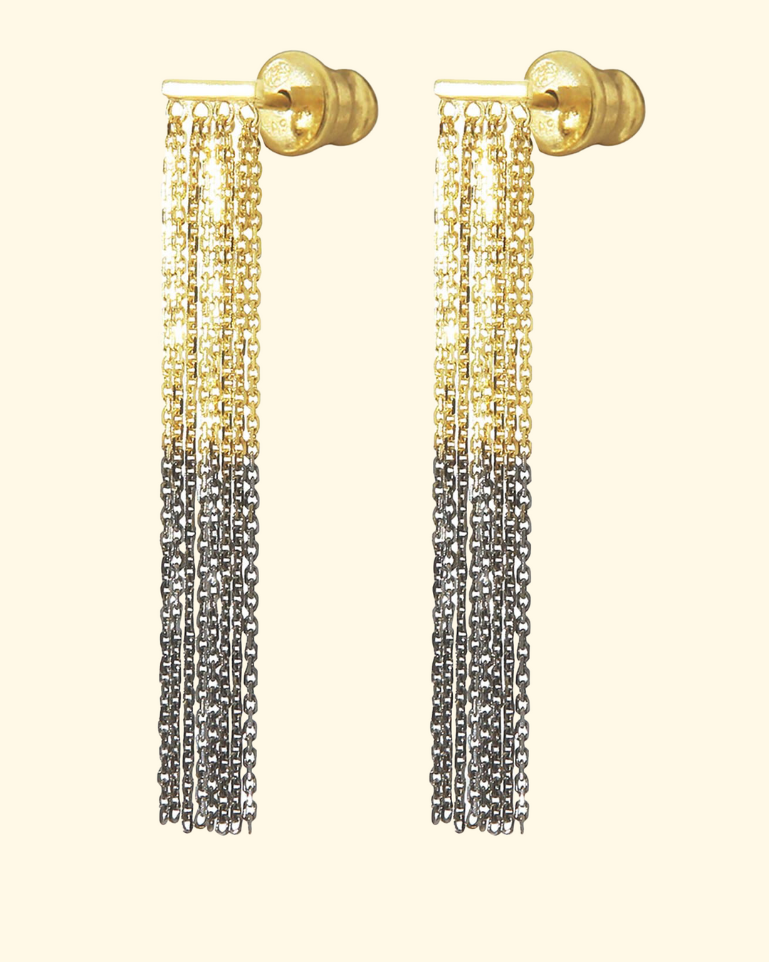 N° 463 Earring | Bicolore Gold