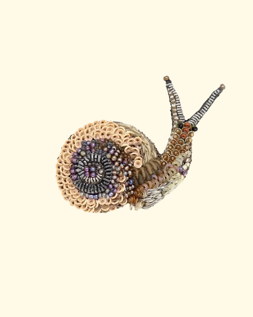 Melting Snail Brooch
