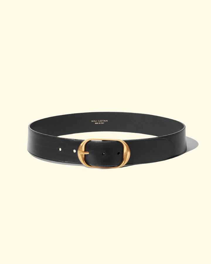 Nili Belt | Black W/ Gold