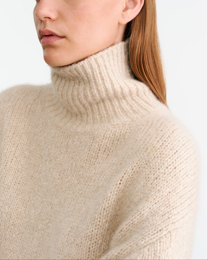 Tabitha Sweater | Beige Melange
