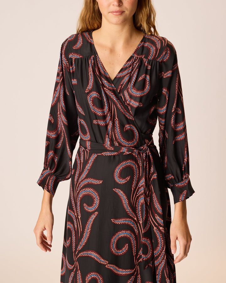 Kate Dress Long Sleeve | Feather Black