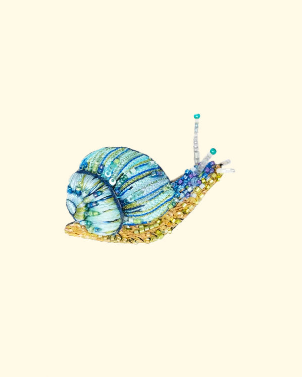 Roman Snail Brooch Pin