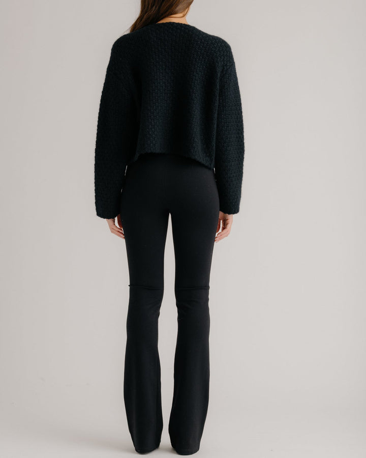 Charlene Cropped Pocket Jacket | Black