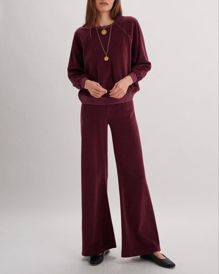 Zephyra Flare Pants | Ruby
