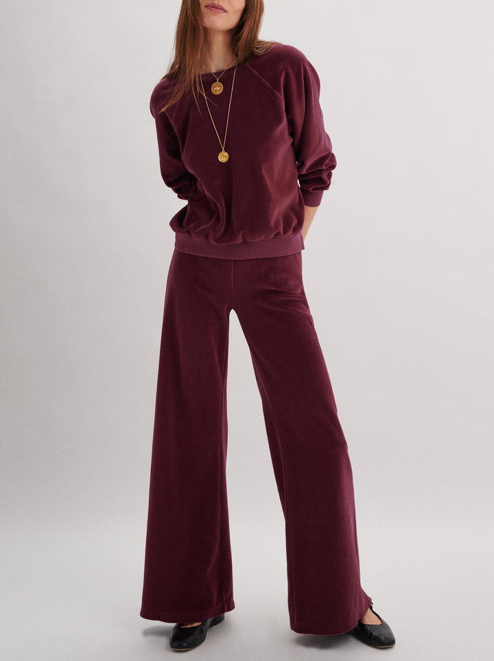 Zephyra Flare Pants | Ruby