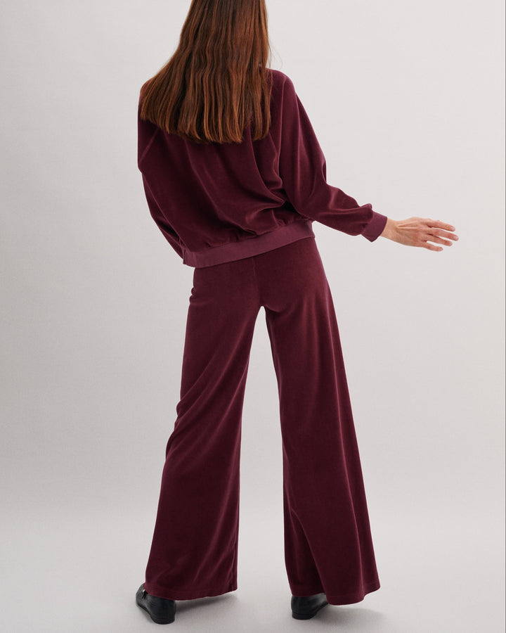 Zephyra Flare Pants | Ruby