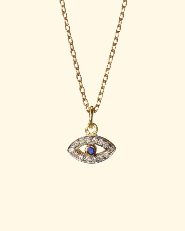 Mini Pho Eye Necklace | 24k Yellow Gold Vermeil