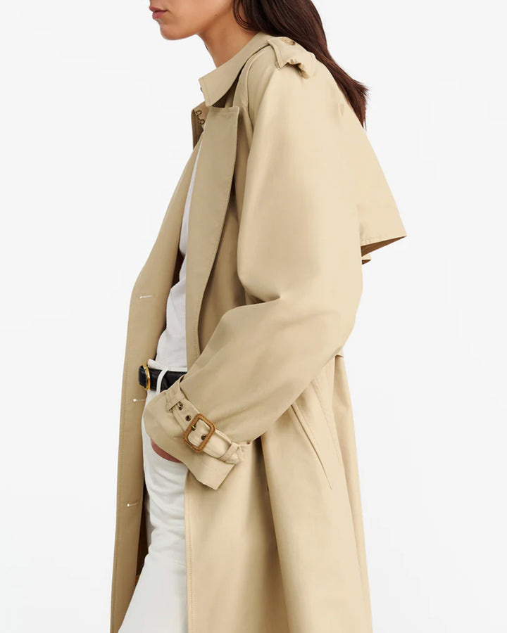 Tanner Trench Coat | Khaki