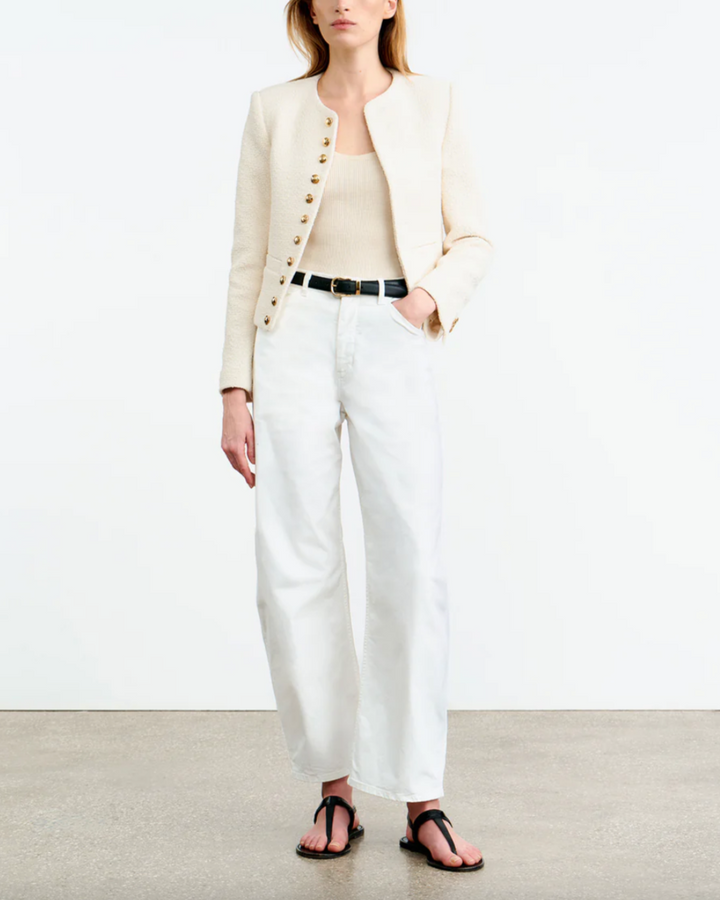 Patti Short Jacket | Ivory