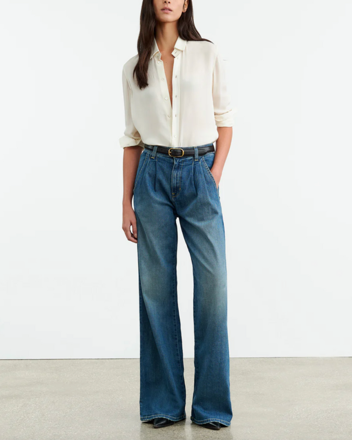 Flora Trouser Jean | Classic Wash