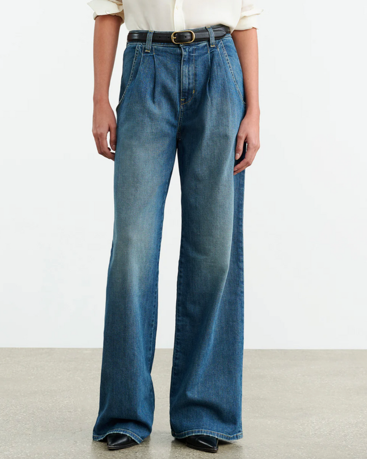 Flora Trouser Jean | Classic Wash