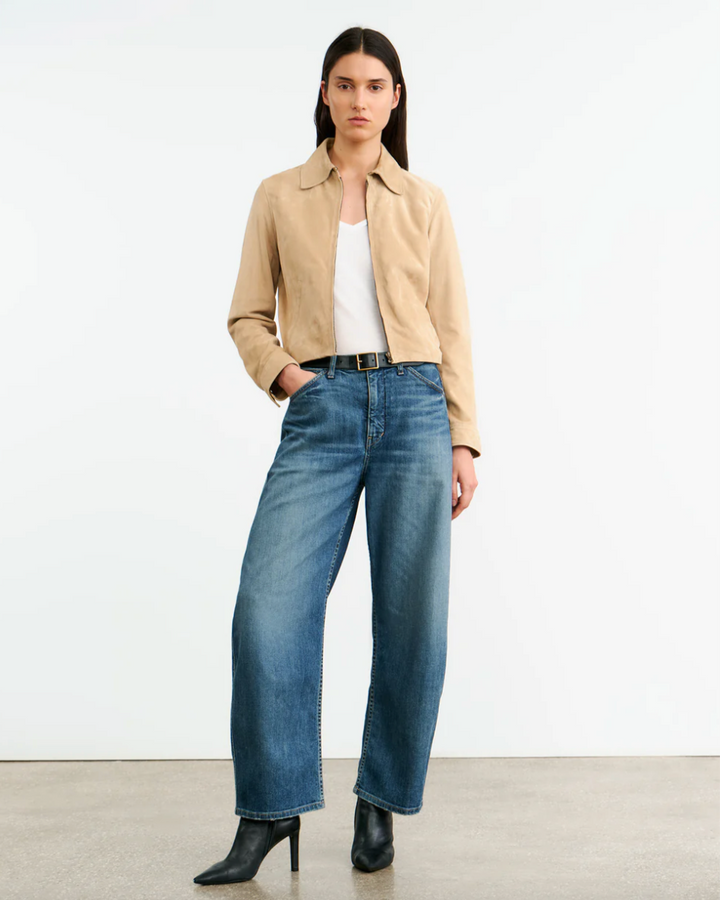 Beauvais Suede Jacket | Light Sand