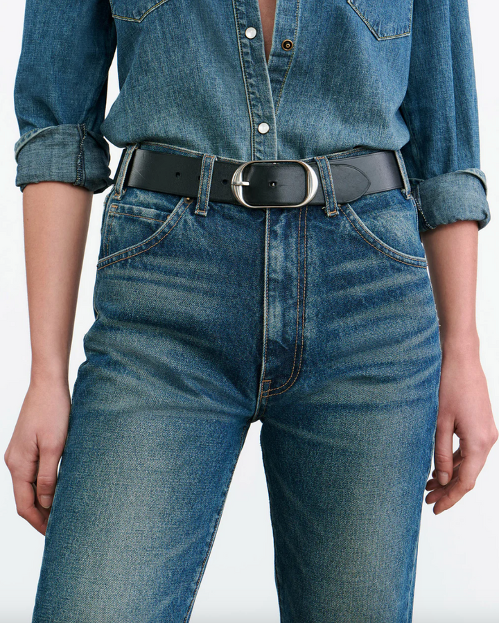 Nili Belt | Black W/ Silver