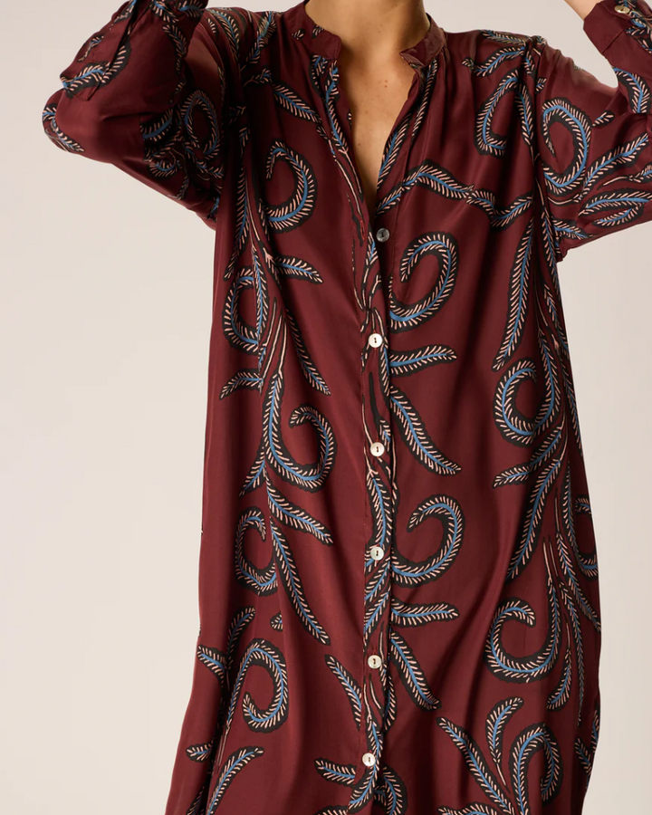 MB Dress | Feather Bordeaux