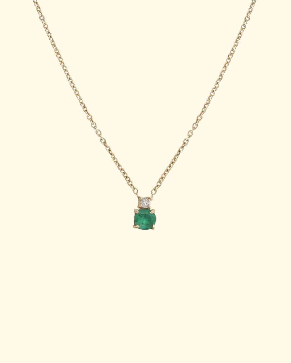 Lewis E Necklace | 14k Yellow Gold