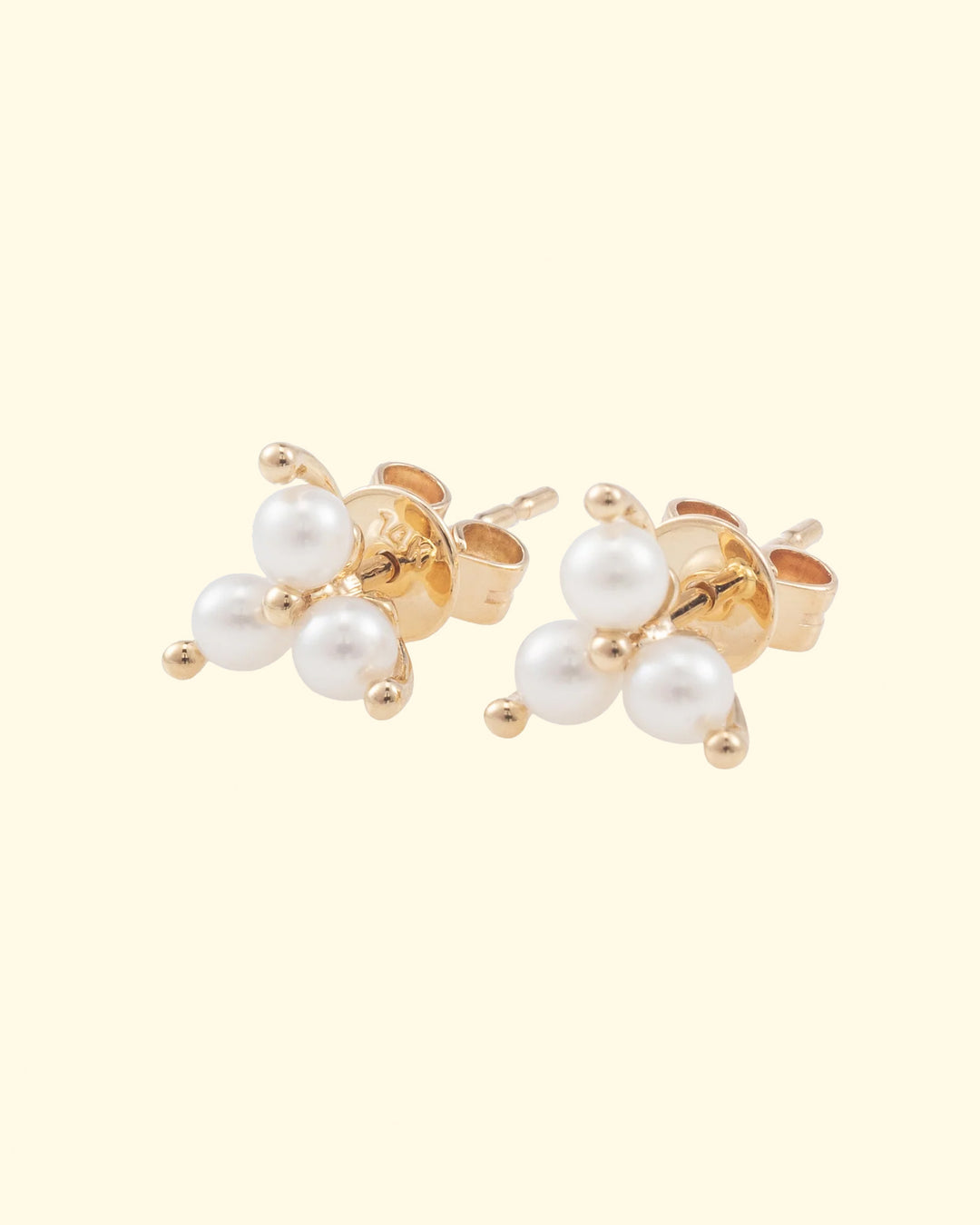 Petite Flora Pearl Studs