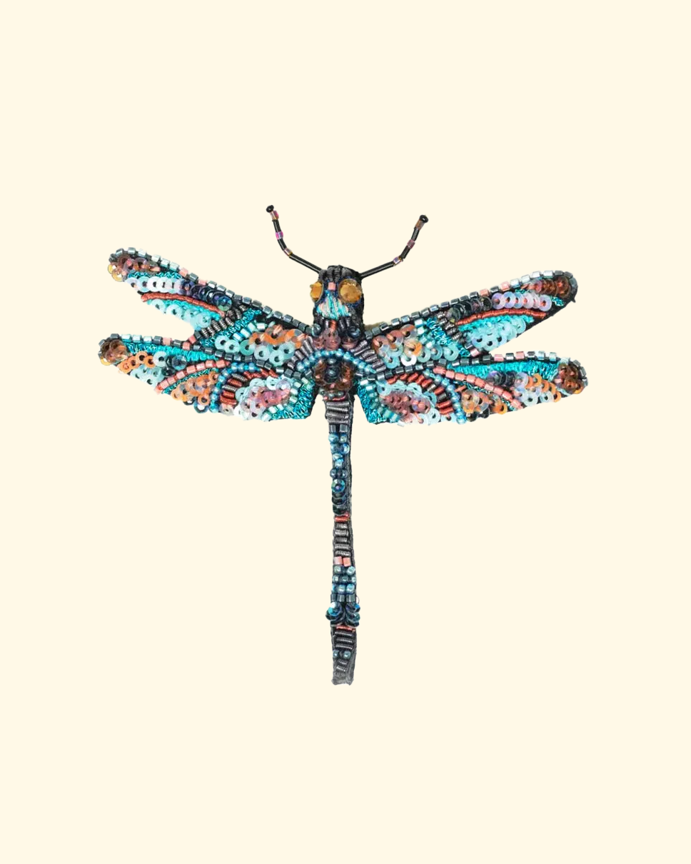 Jeweled Dragonfly Brooch
