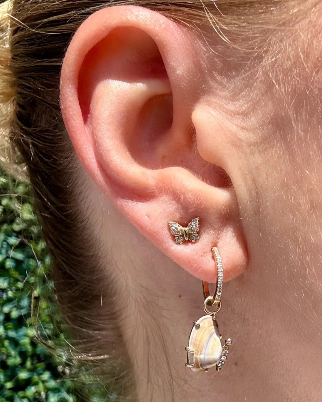 Summerfly Margot Earrings | Yellow Gold