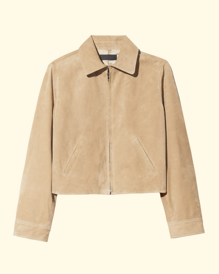 Beauvais Suede Jacket | Light Sand