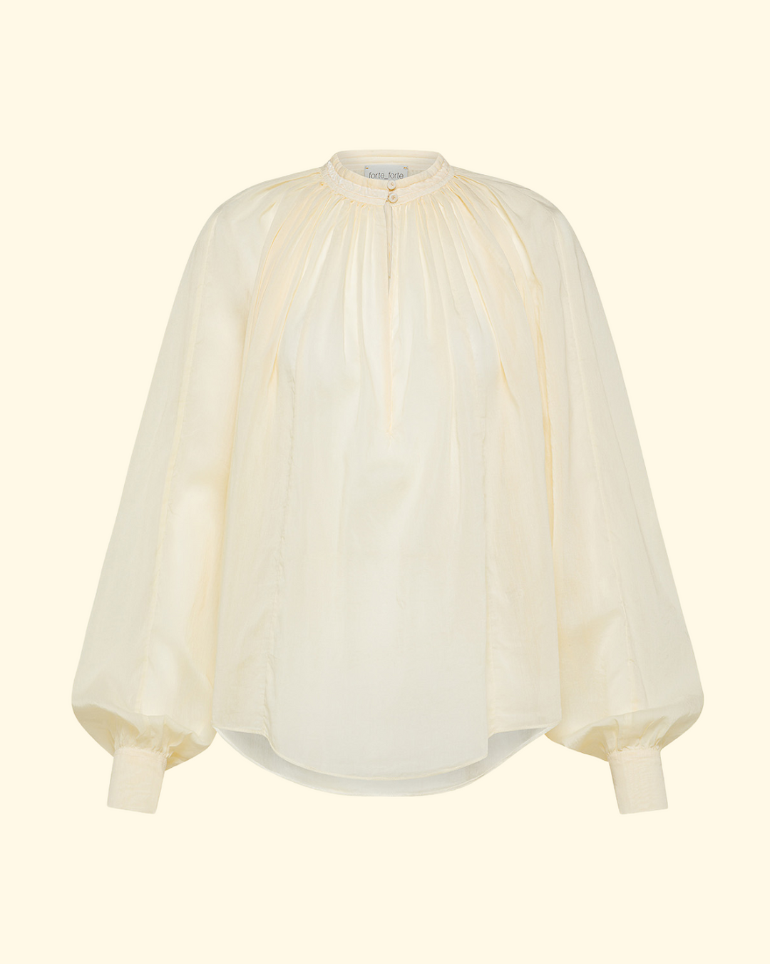 Co/se Voile Bohemian Shirt | Cream