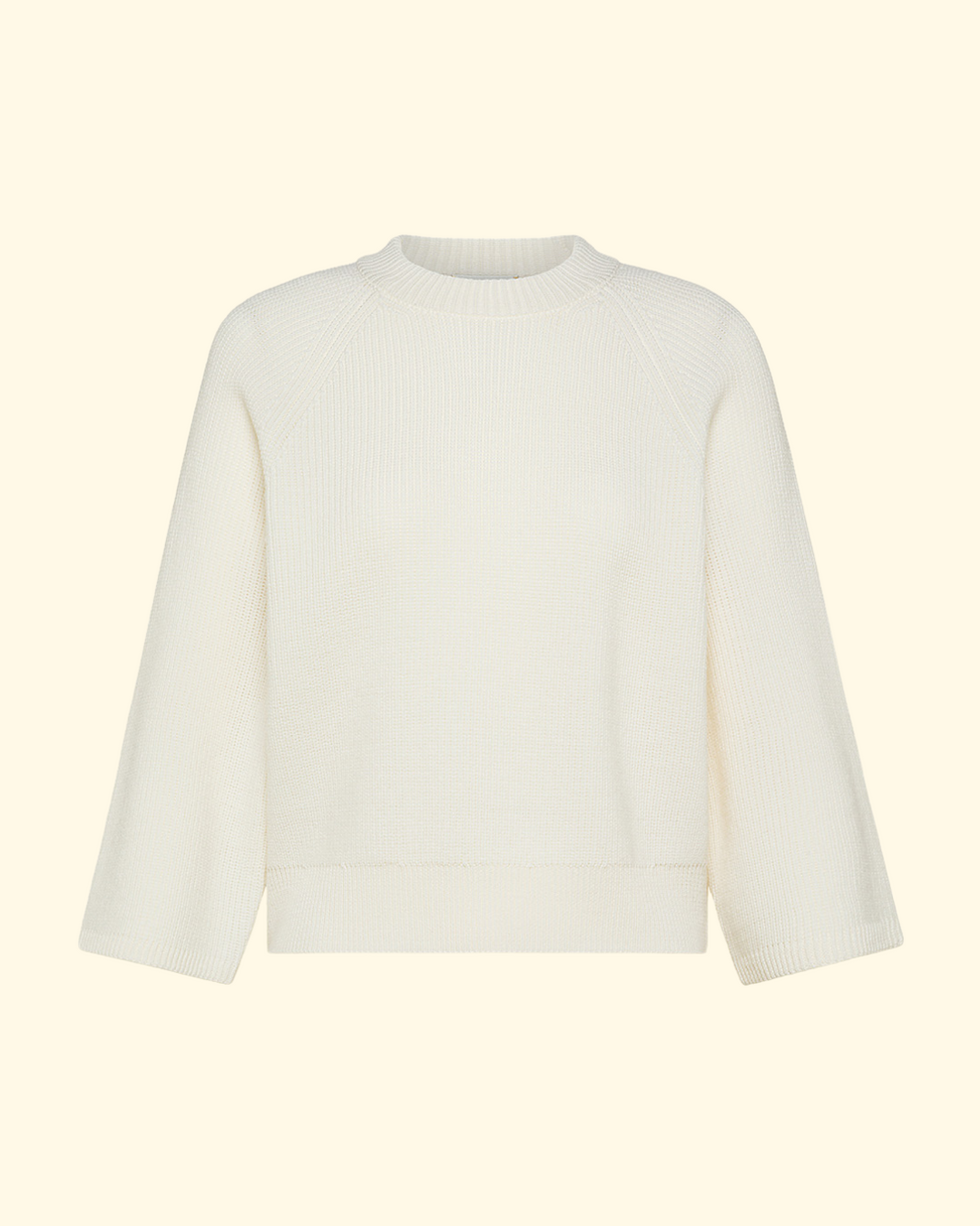 Merinos Half English Rib Roundneck Sweater | Giglio